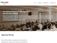 Tablet Screenshot of innovez-one.com